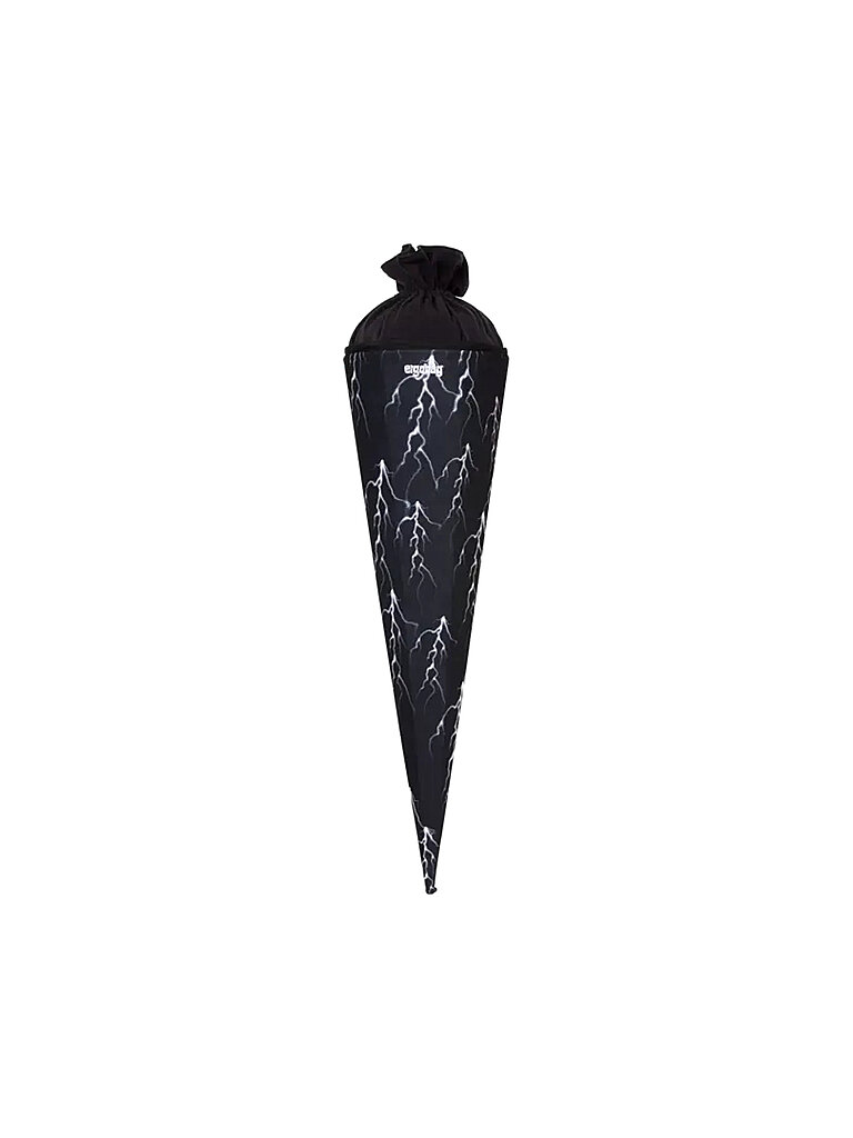 Schultüte 75 cm super reflektbär glow schwarze blitze