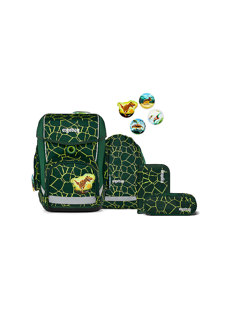 ergobag Cubo Schulrucksack SET 5tlg BärRex-BärRex