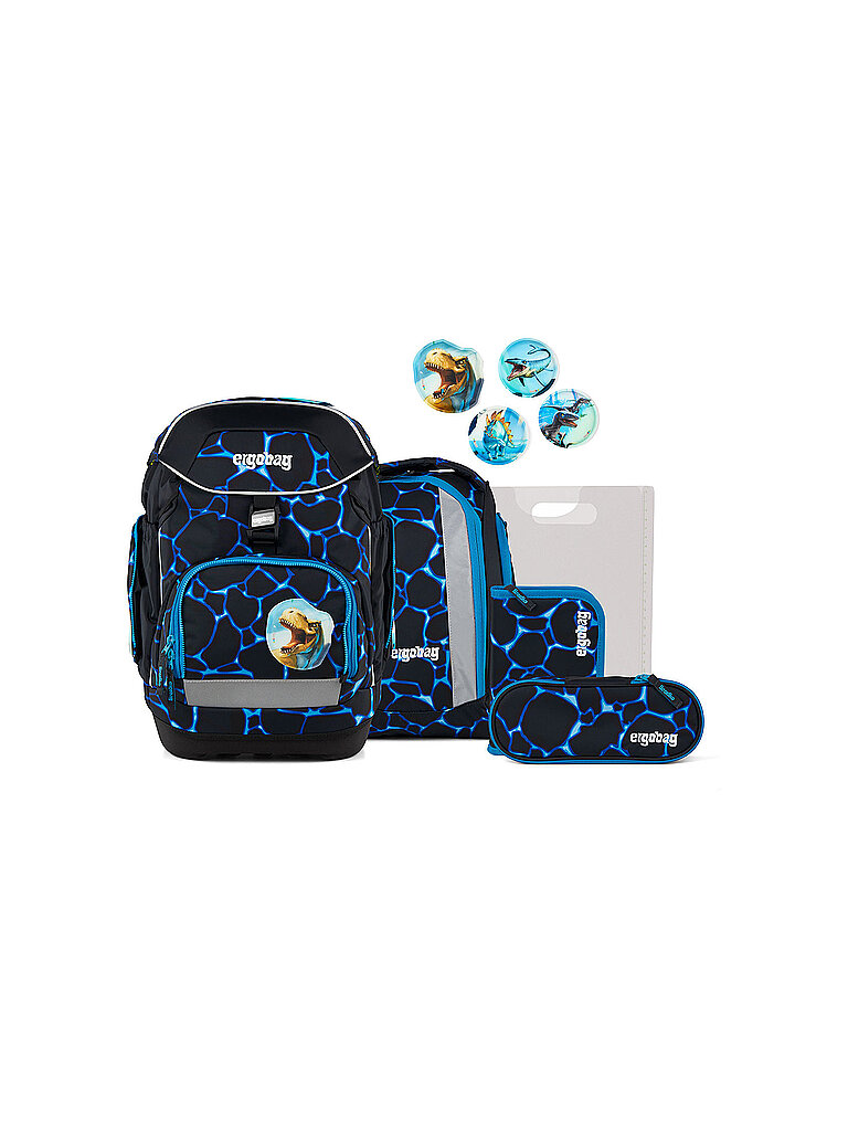 ergobag pack Schulranzen, 6-teiliges Set, Kollektion 2026 Bärassic Garden