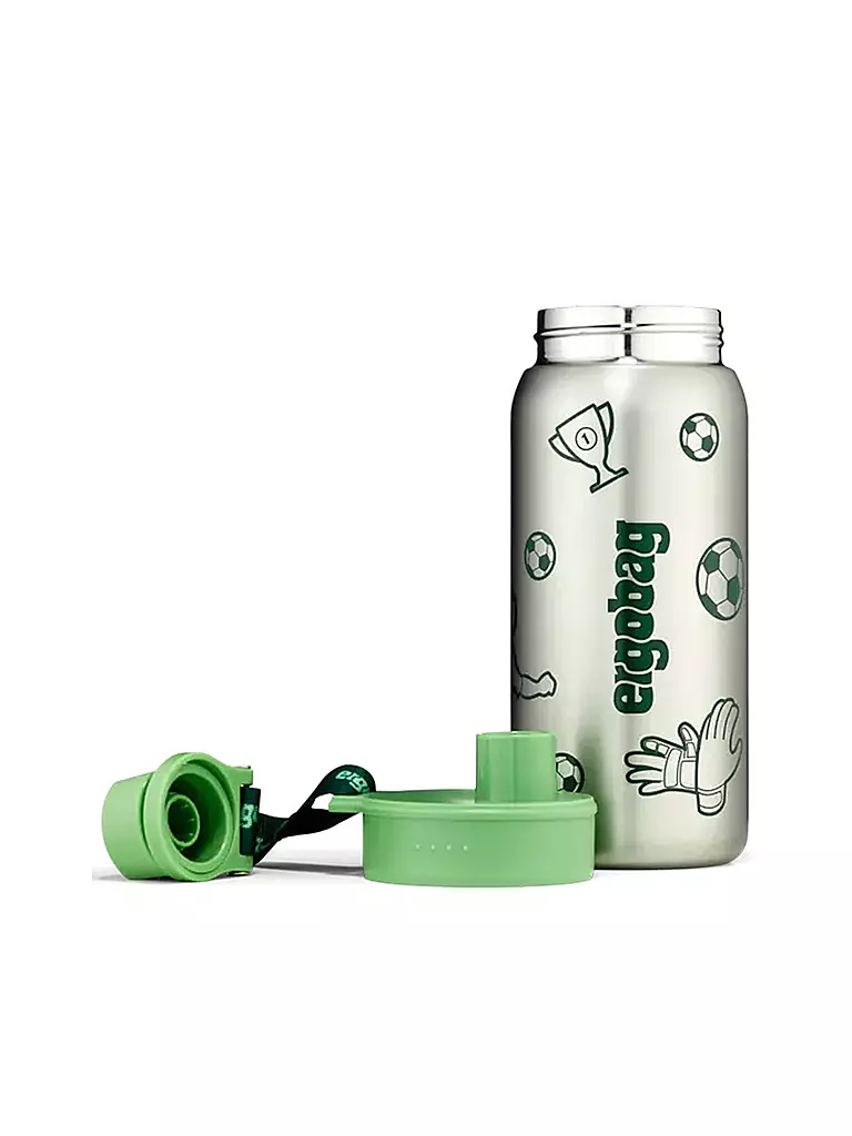 ERGOBAG | Edelstahl Trinkflasche 0,5L Grün | grün