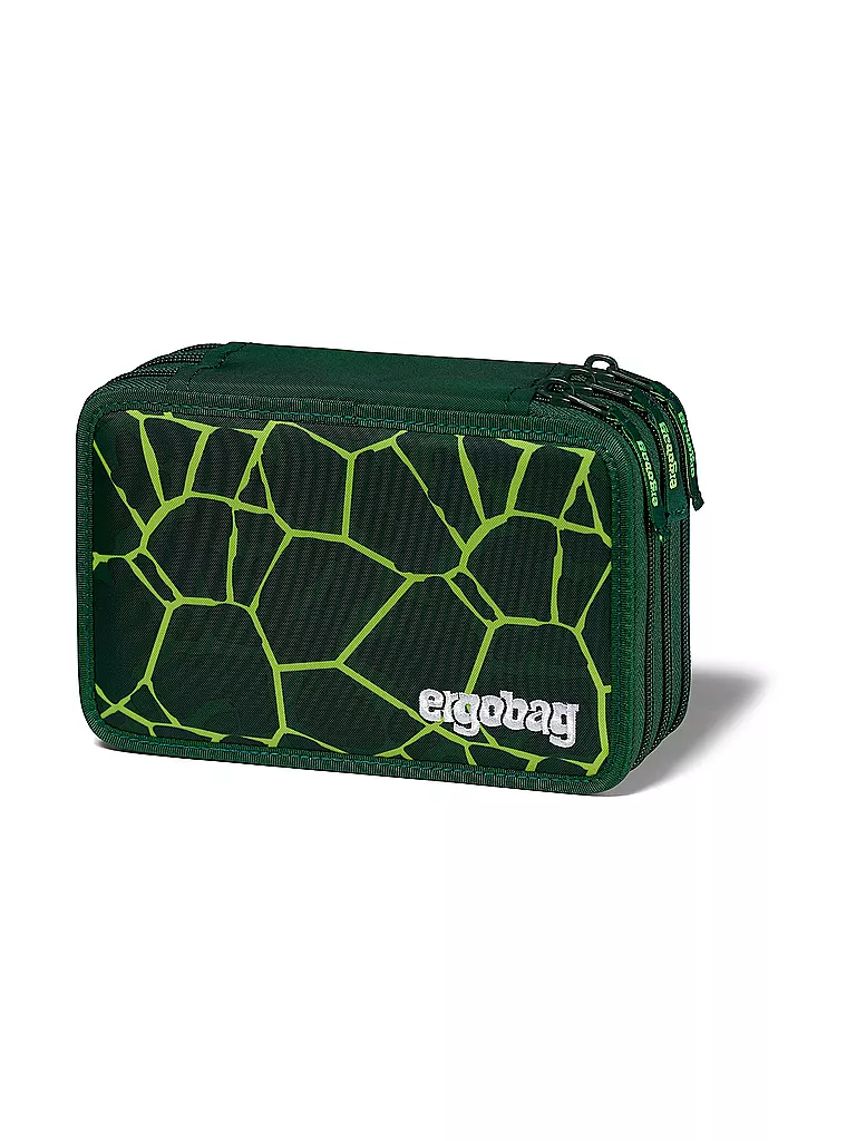 ERGOBAG | Federpenal - Maxi-Mäppchen  BärRex | dunkelgrün