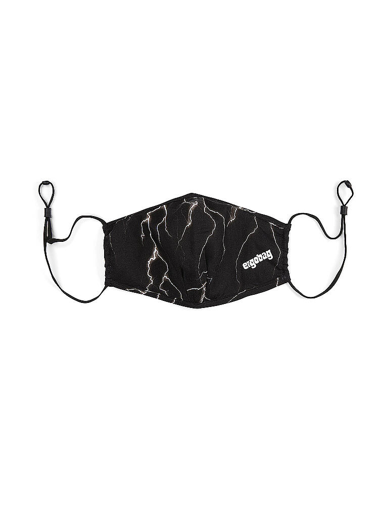 ERGOBAG | Kinder Mund-Nasen-Maske | schwarz