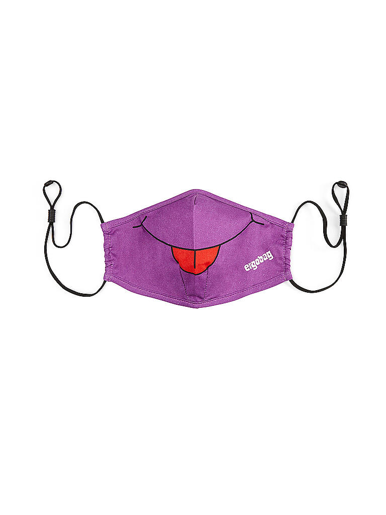 ERGOBAG | Kinder Mund-Nasen-Maske | lila