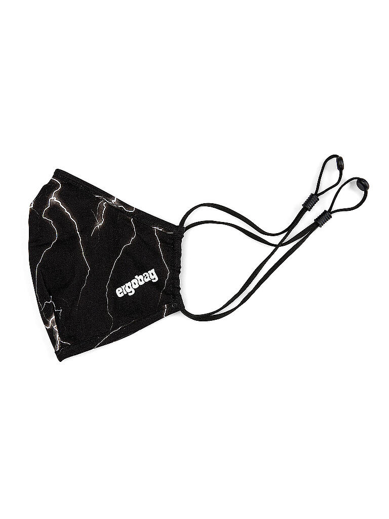 ERGOBAG | Kinder Mund-Nasen-Maske | schwarz