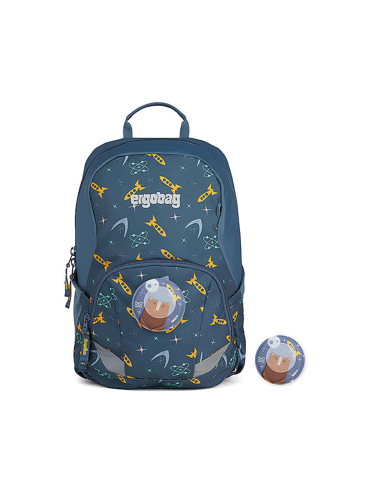 ERGOBAG | Kinder Rucksack Ease L - BärGold | petrol