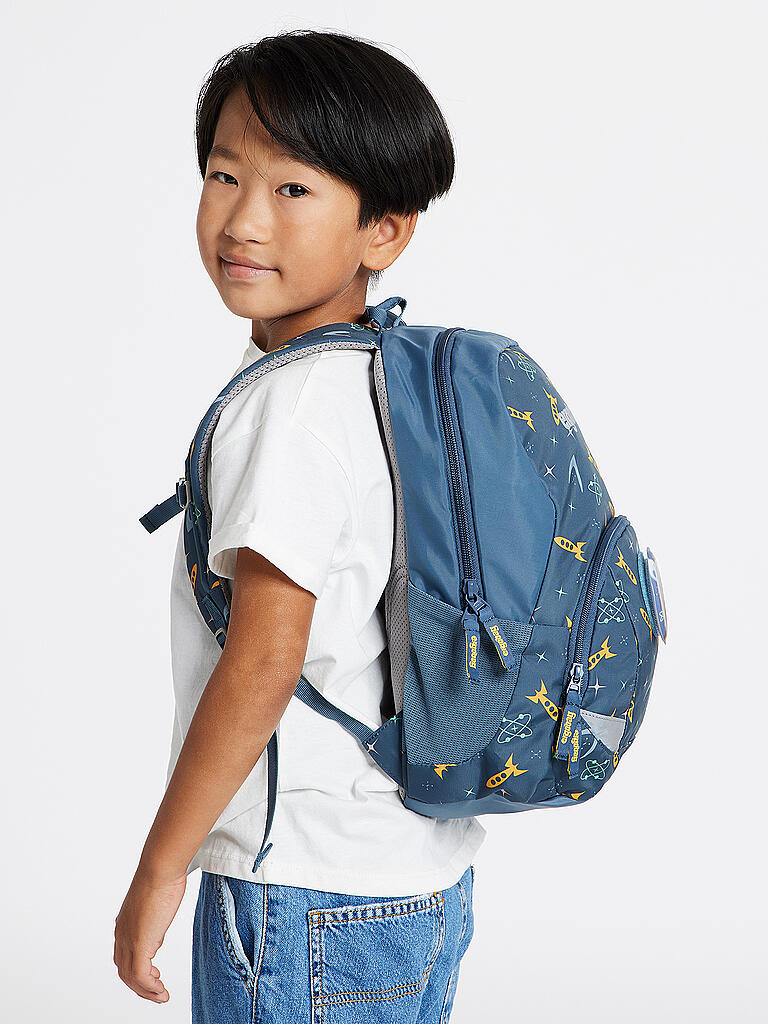 ERGOBAG | Kinder Rucksack Ease L - BärGold | petrol