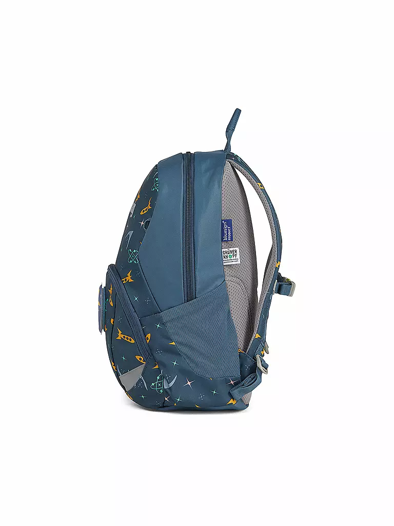 ERGOBAG | Kinder Rucksack Ease L - BärGold | dunkelblau