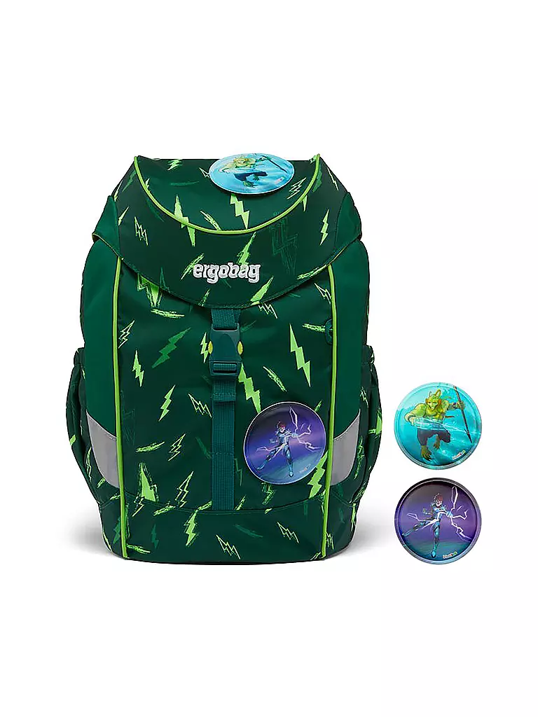 ERGOBAG | Kinder Rucksack Mini - Bärtastisch | grün