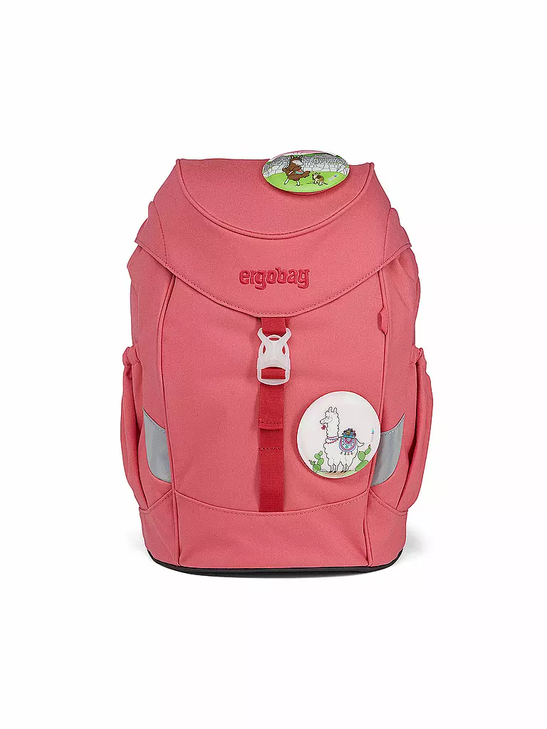 ERGOBAG | Kinder Rucksack Mini - Lamas in Bärjamas | rosa