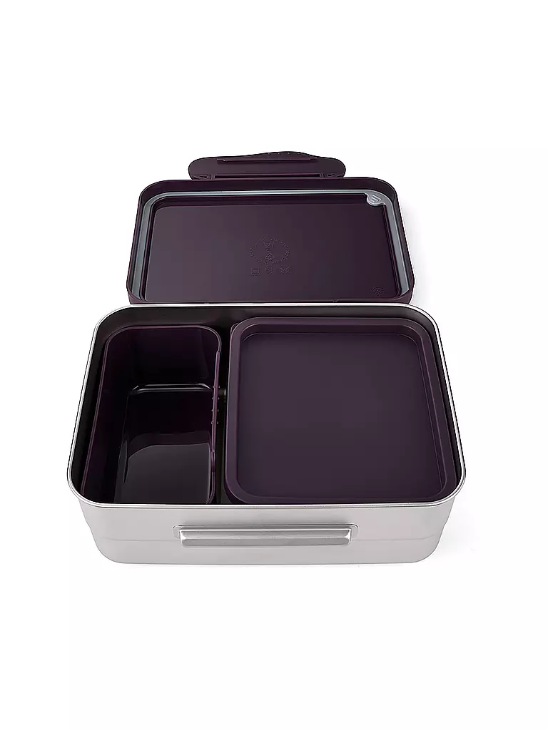 ERGOBAG | Lunchbox Edelstahl Lila | beere