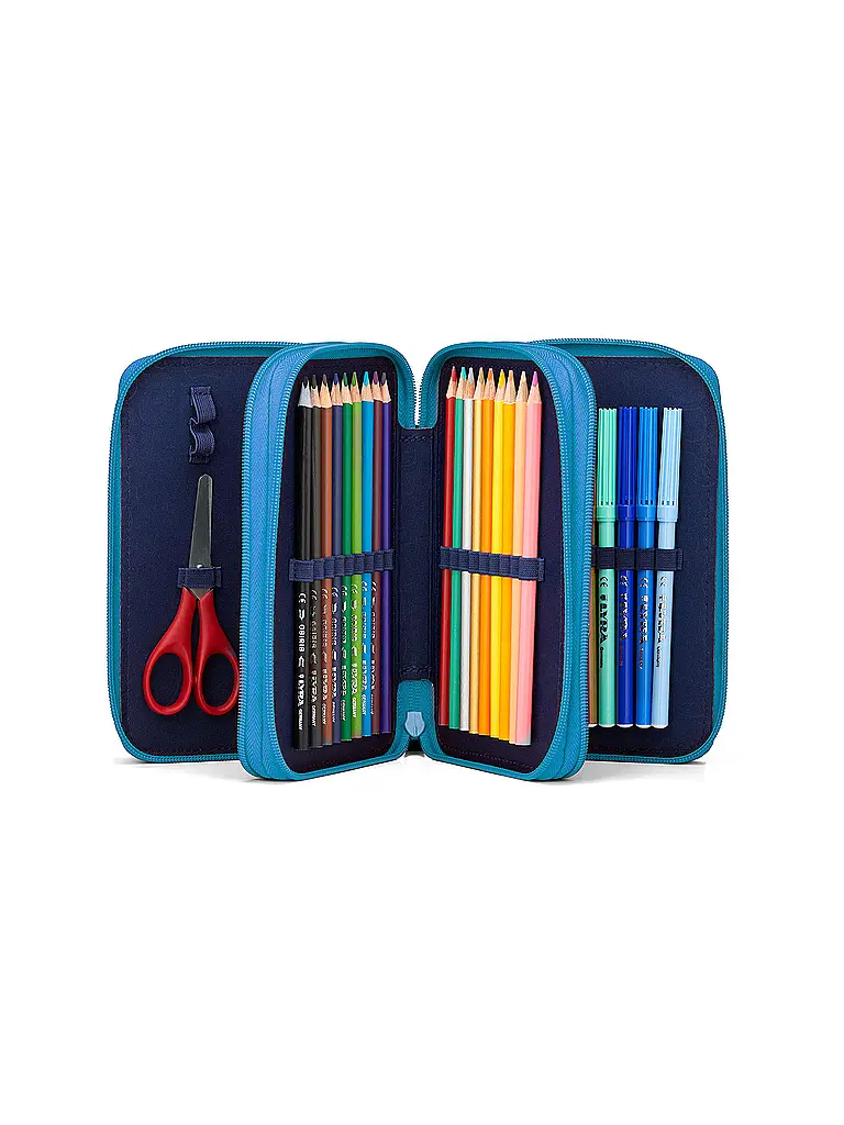 ERGOBAG | Maxi Federmappe Bärassic Garden  | Schwarz