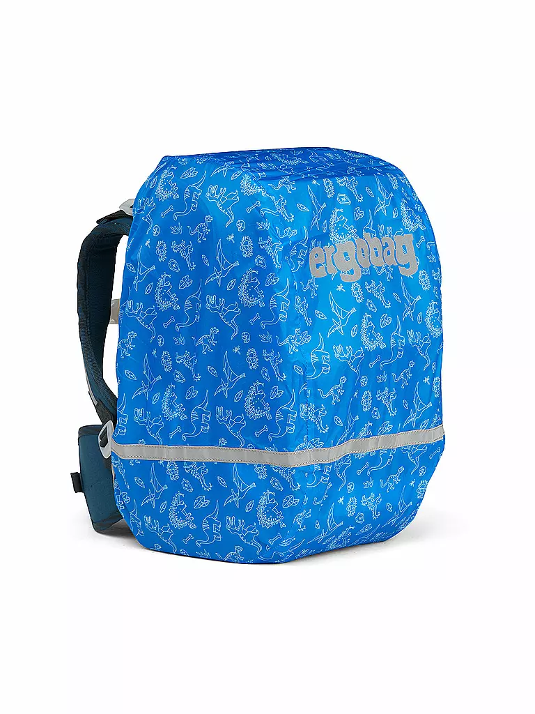 ERGOBAG | Regencape Dinos | blau