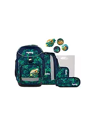 ERGOBAG | Schulrucksack Set 6tlg Pack DrachenbezwingBär | Schwarz