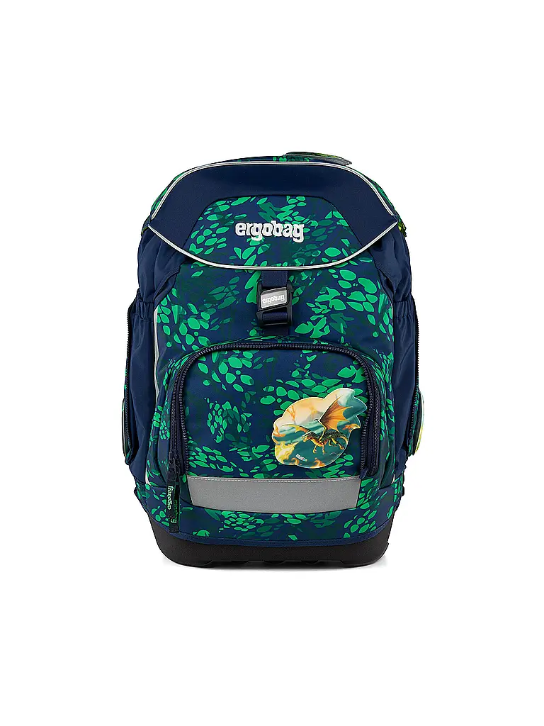 ERGOBAG | Schulrucksack Set 6tlg Pack DrachenbezwingBär | Schwarz