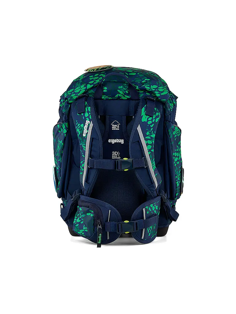 ERGOBAG | Schulrucksack Set 6tlg Pack DrachenbezwingBär | Schwarz