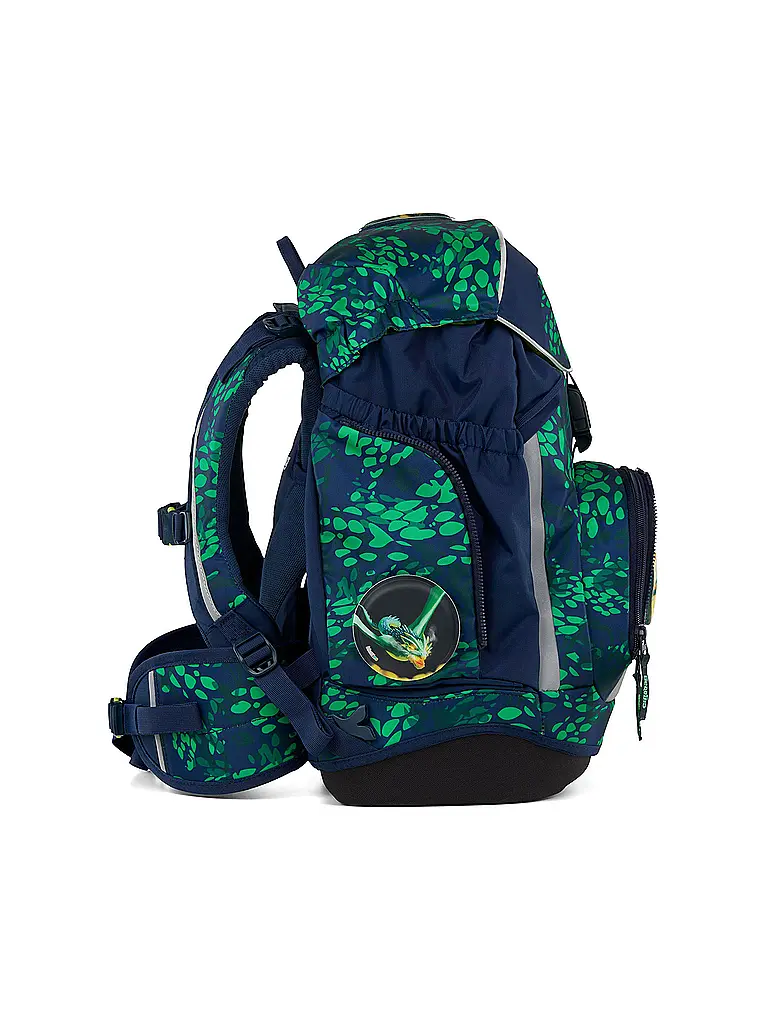 ERGOBAG | Schulrucksack Set 6tlg Pack DrachenbezwingBär | Schwarz