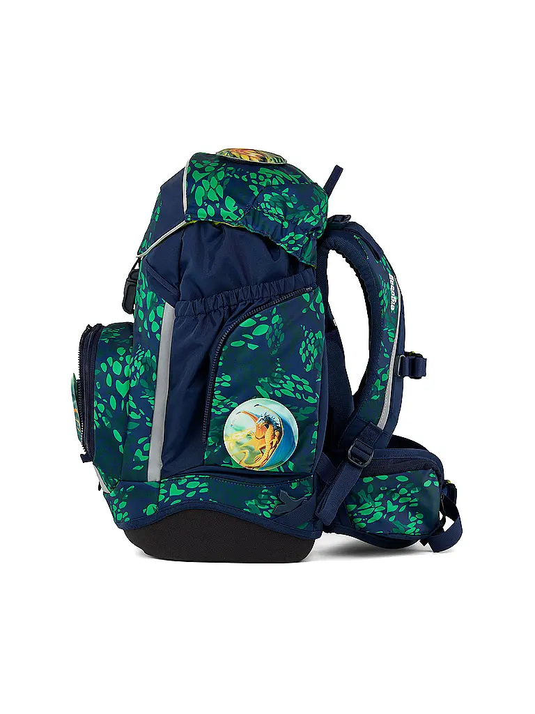 ERGOBAG | Schulrucksack Set 6tlg Pack DrachenbezwingBär | Schwarz