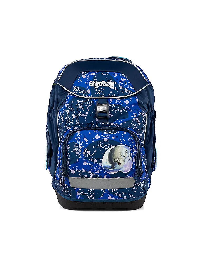 ERGOBAG | Schulrucksack Set 6tlg Pack OzeanBärwohner | Lila