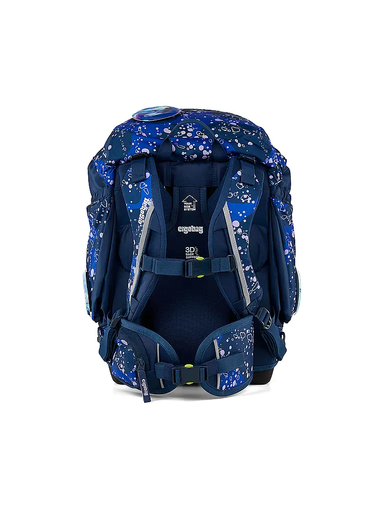 ERGOBAG | Schulrucksack Set 6tlg Pack OzeanBärwohner | Lila