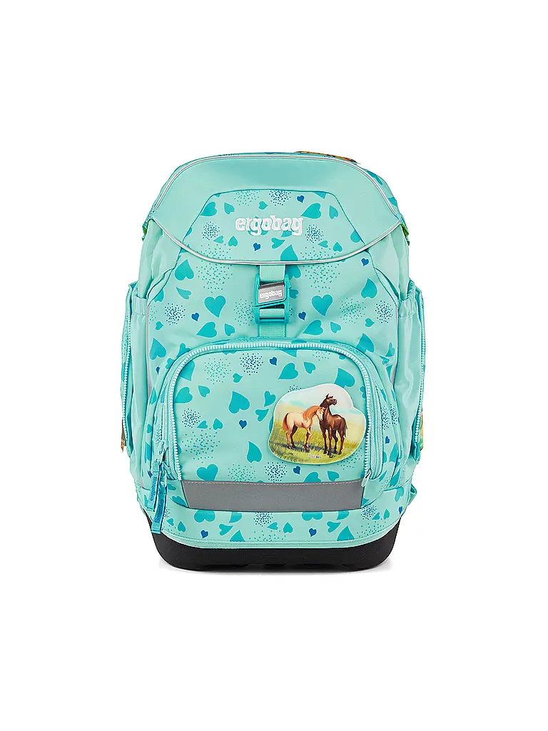 ERGOBAG | Schulrucksack Set 6tlg Pack ReitBärtraum | Türkis