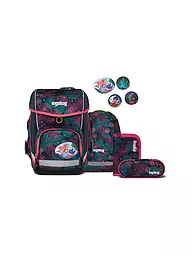 ERGOBAG | Schulrucksack-Set 5tlg. Cubo KorallenBär  | schwarz