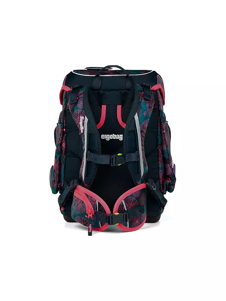 ERGOBAG | Schulrucksack-Set 5tlg. Cubo KorallenBär  | schwarz