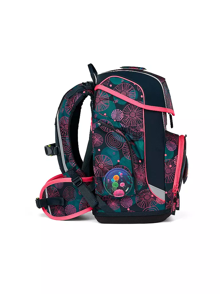 ERGOBAG | Schulrucksack-Set 5tlg. Cubo KorallenBär  | schwarz