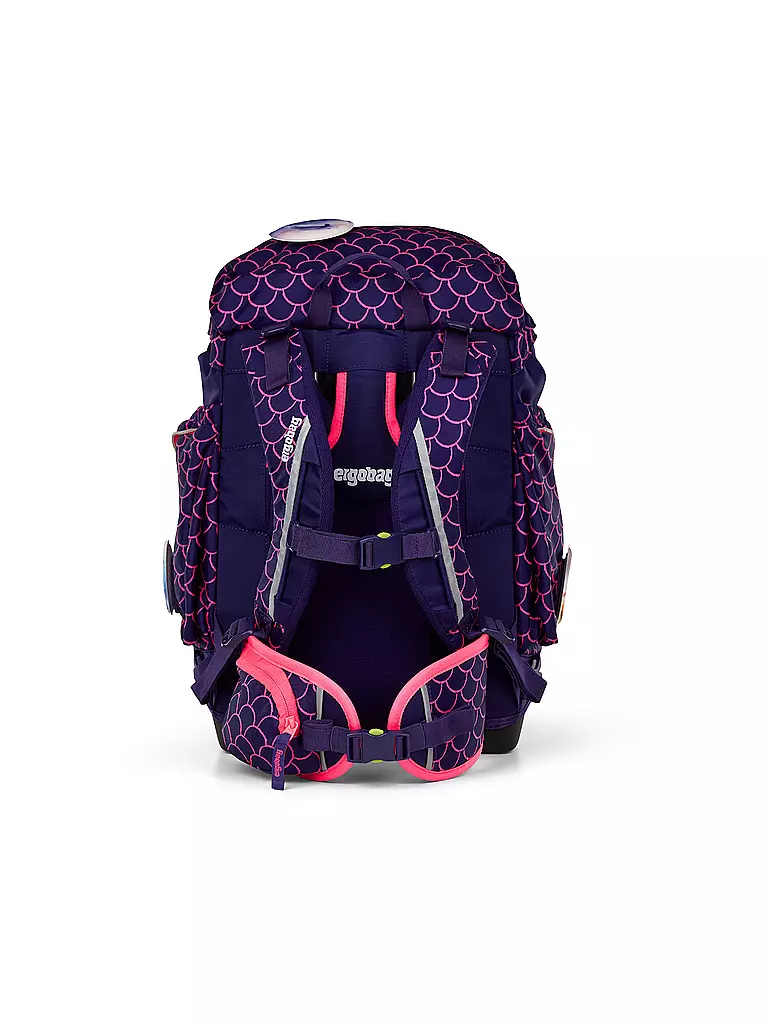 ERGOBAG | Schulrucksack-Set 6tlg. Maxi Perlentaucher  | dunkelblau