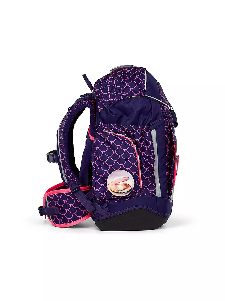 ERGOBAG | Schulrucksack-Set 6tlg. Maxi Perlentaucher | dunkelblau