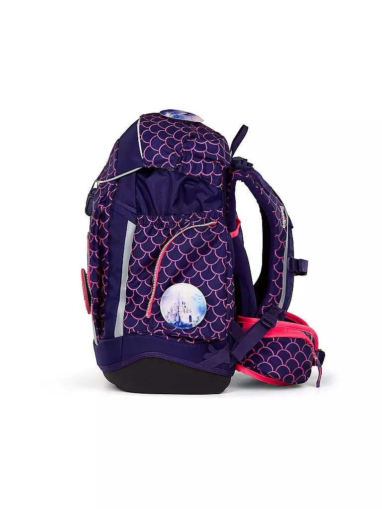 ERGOBAG | Schulrucksack-Set 6tlg. Maxi Perlentaucher | dunkelblau