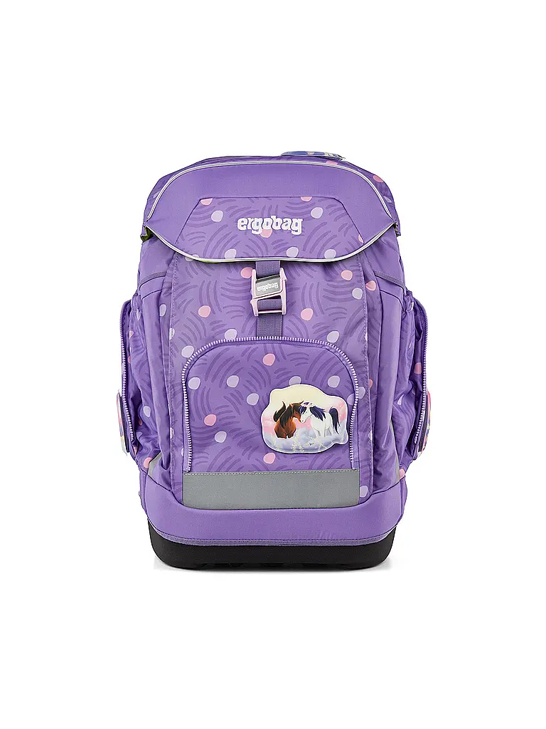 ERGOBAG | Schulrucksack-Set 6tlg. Maxi PonyBäradies | Lila