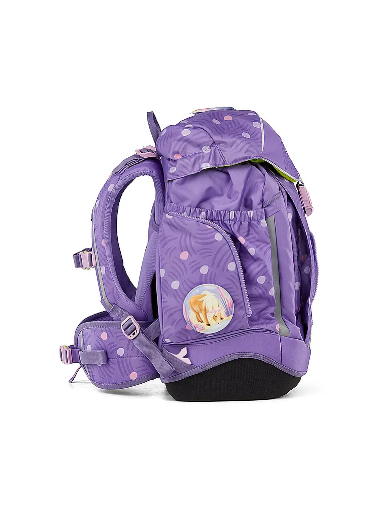 ERGOBAG | Schulrucksack-Set 6tlg. Maxi PonyBäradies | Lila