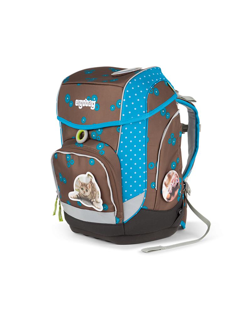 ERGOBAG Schultasche Set 5tlg. "Cubo Schnurrbär" braun