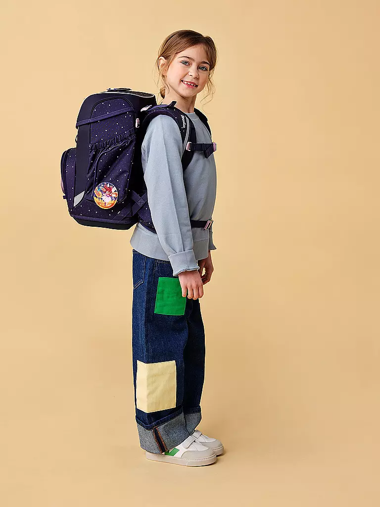 ERGOBAG | Schultasche Set 5tlg AmBärzonas CUBO Neo | dunkelblau
