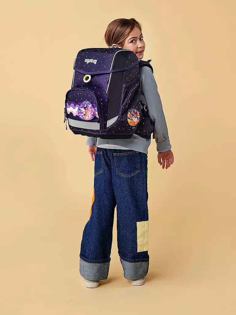 ERGOBAG | Schultasche Set 5tlg AmBärzonas CUBO Neo | dunkelblau