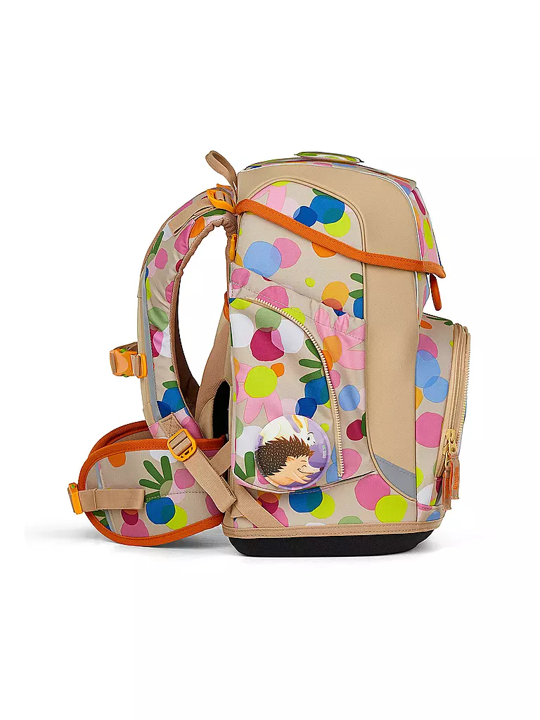 ERGOBAG | Schultasche Set 5tlg CUBO Flower PowBär | dunkelblau