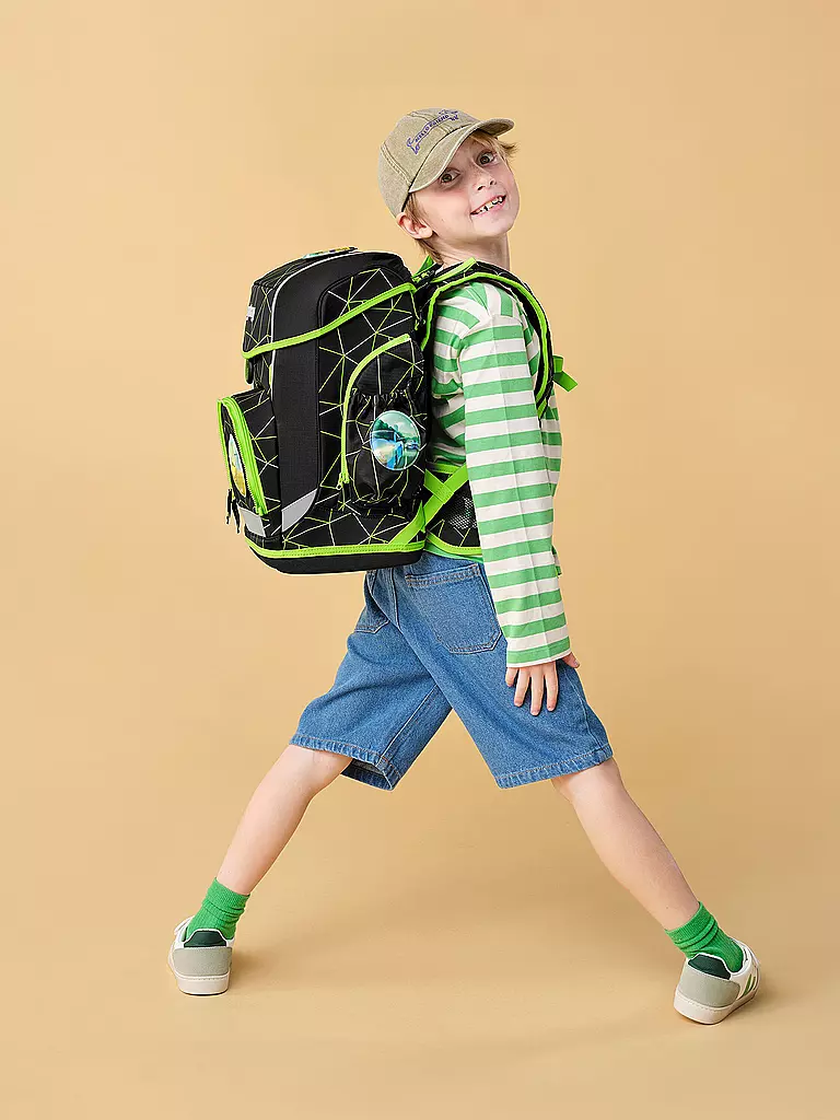 ERGOBAG | Schultasche Set 5tlg CUBO LIGHT CyBär Race | bunt