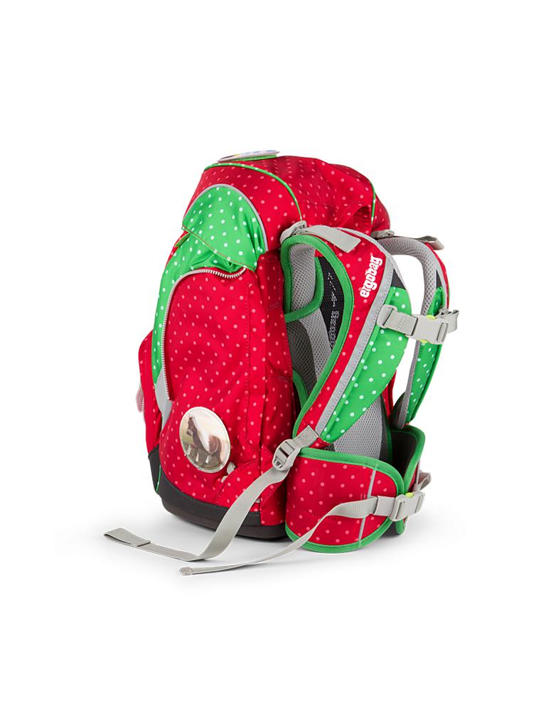 ERGOBAG | Schultasche Set 6-tlg. "Galoppbär" | rot