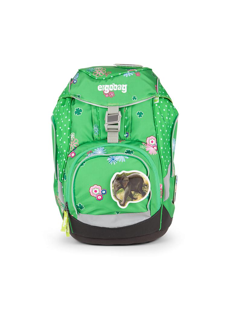 ERGOBAG Schultasche Set 6tlg. "Picknickbär" grün