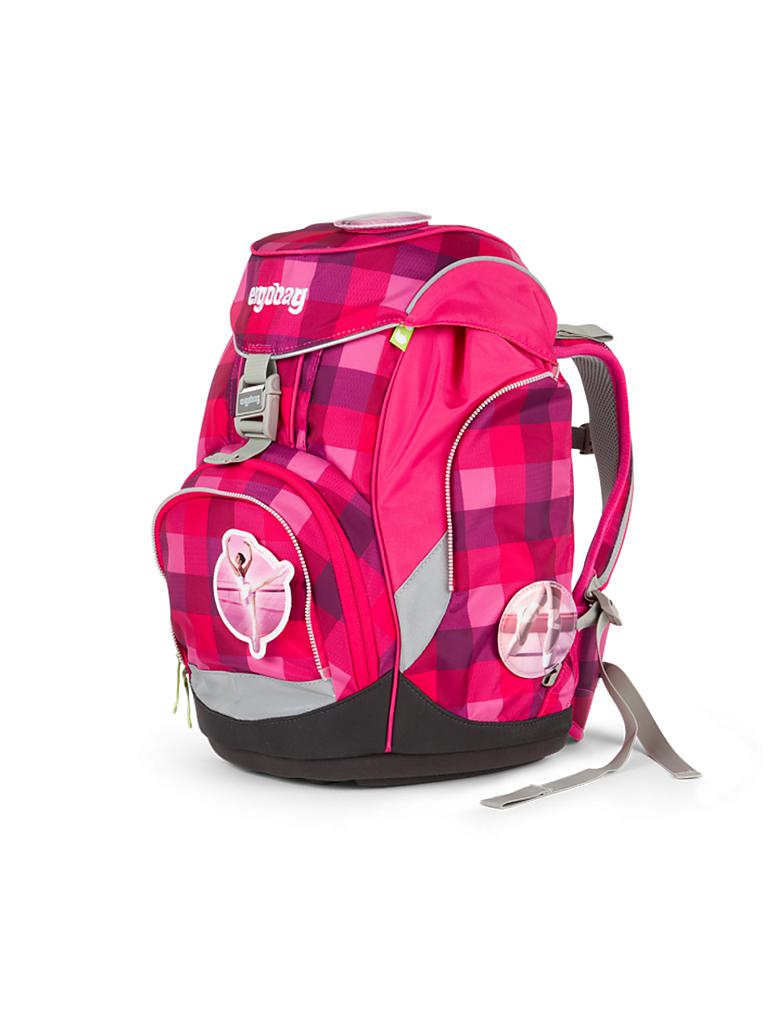 ERGOBAG Schultasche Set 6tlg. "Rhabarbär" transparent