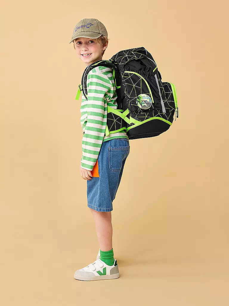 ERGOBAG | Schultasche Set 6tlg Pack Cybär Race | bunt