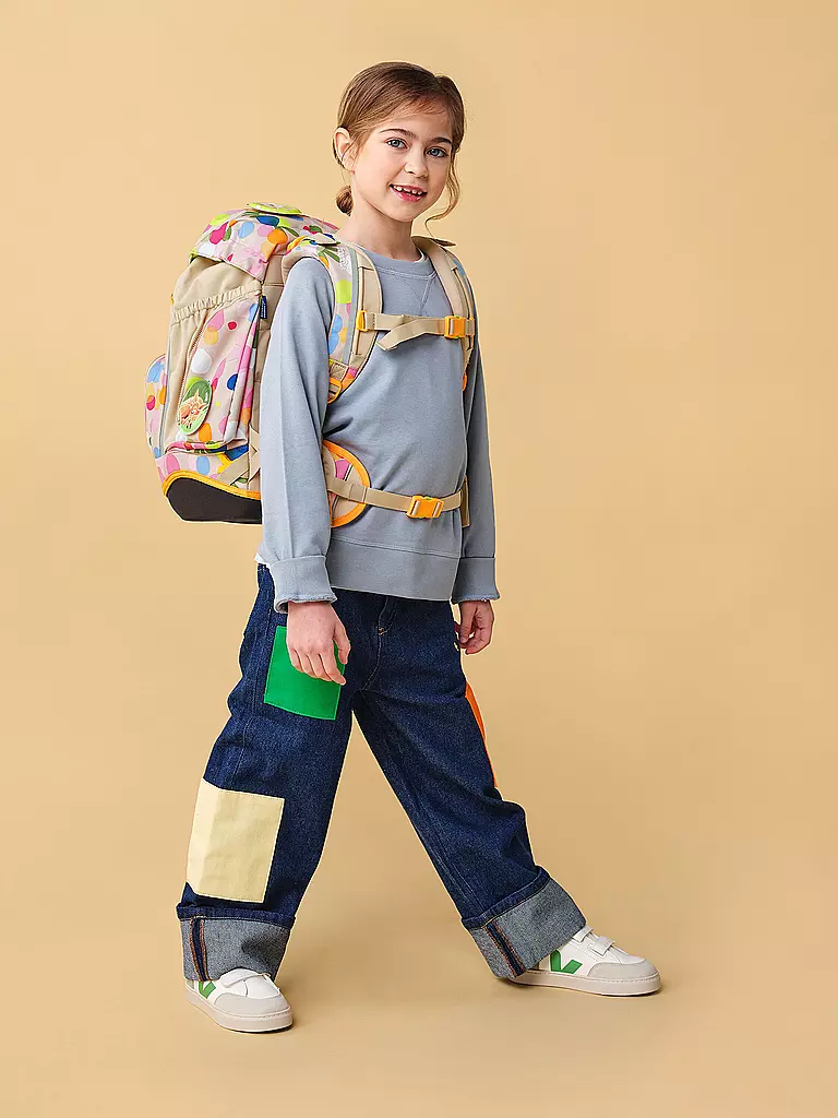 ERGOBAG | Schultasche Set 6tlg Pack MRP Flower Powbär | dunkelblau