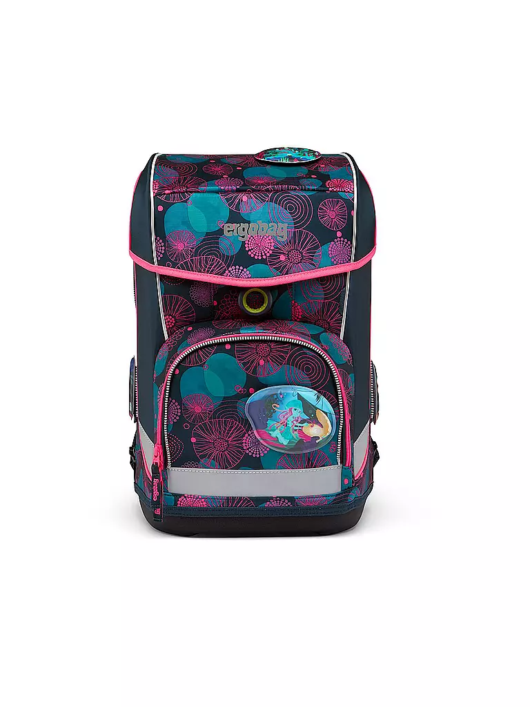 ERGOBAG | Schultaschen Set 5-tlg. Cubo Light - KorallBär | blau