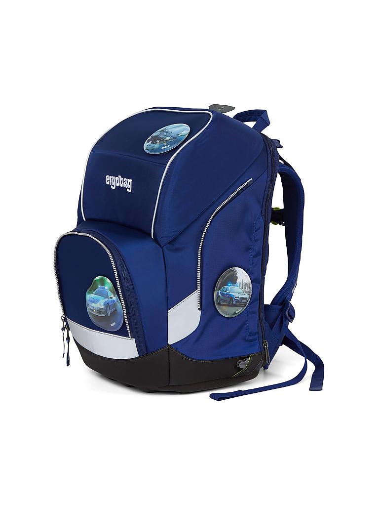 ERGOBAG Schultaschen Set 5tlg "Wide BlaulichtBär) blau