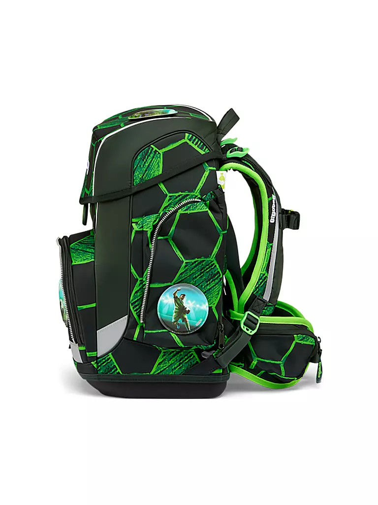 ERGOBAG | Schultaschen Set 5tlg CUBO -  VolltreffBär | dunkelgrün