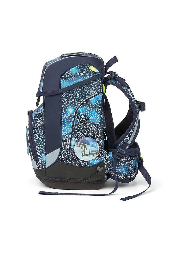 ERGOBAG | Schultaschen Set 5tlg Cubo - Bär Anhalter durch die Galaxis | lila