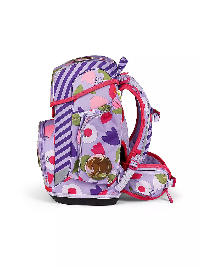 ERGOBAG | Schultaschen Set 5tlg CUBO - BlütenzauBär | petrol