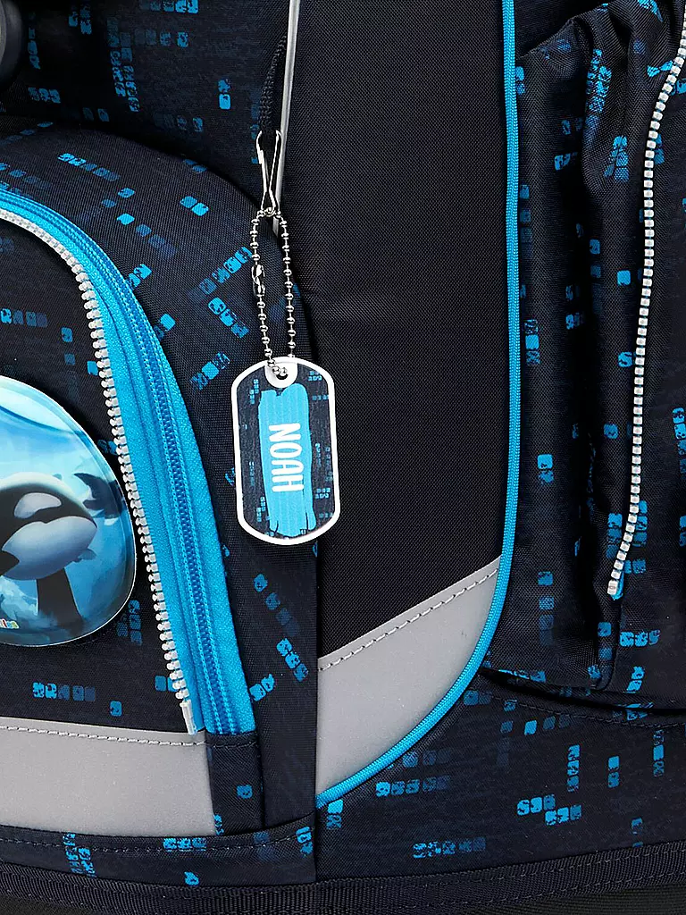 ERGOBAG | Schultaschen Set 5tlg Cubo - TiefseetauchBär | dunkelblau