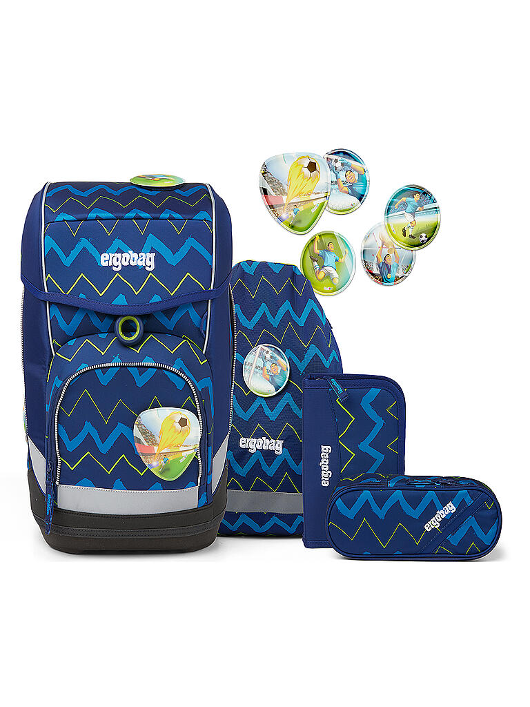 ERGOBAG Schultaschen Set 5tlg Cubo blau