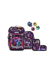 ERGOBAG | Schultaschen Set 5tlg CUBO AmBärzonas 2026 | Beere